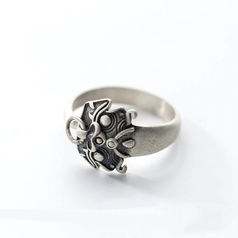 Vintage Open Rings for Women Men Party Biker Jewelry Engagement Wedding