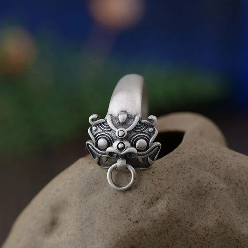 Vintage Open Rings for Women Men Party Biker Jewelry Engagement Wedding