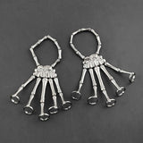 Skull Hand Bracelet Biker Fingerless Bracelet Unisex