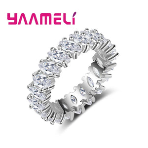 Geometric Pattern Irregular Shape 925 Sterling Silver Wedding Christmas Gift