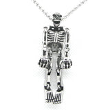 Skull Zombie Pendant Stainless Steel Mens Pendant