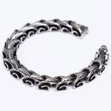 Dragon Grain Chain Man Bracelet Punk Keel Men's Boys Jewellery