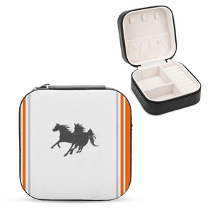Summer Pogi Jewelry Storage Box Rotating Organizer with Mirror