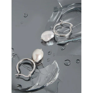 Small Silver Bead Earrings, 925 Sterling Silver, High Quality