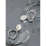 Small Silver Bead Earrings, 925 Sterling Silver, High Quality