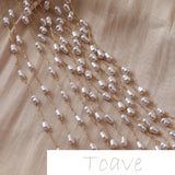 Copper 14K Resin Highlight Pearl Chain DIY Earrings Necklace