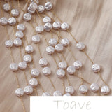 Copper 14K Resin Highlight Pearl Chain DIY Earrings Necklace