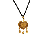Chinese Style Ruyi Lock Necklace Women's Bell Pendant