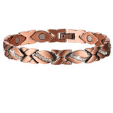 Copper Magnetic Bracelet 99.9% Pure Crystal Jewelry Gift