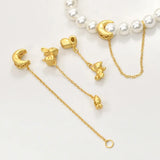 Moon Bead Hanging Chain DIY Bracelet Necklace