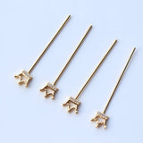 Copper Crown Scepter Ornament 6pcs/lot DIY Jewelry Making