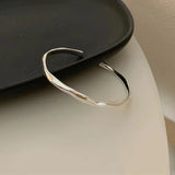 Vintage Copper Cuff Bracelet Irregular Metal Bangle Women's Jewelry