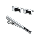 Copper Cufflinks & Tie Clip Set for Men