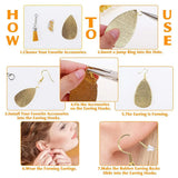 Copper Earring Settings Making Kit for Christmas DIY