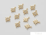 Copper Zirconium Meteors DIY Jewelry Set 2pcs