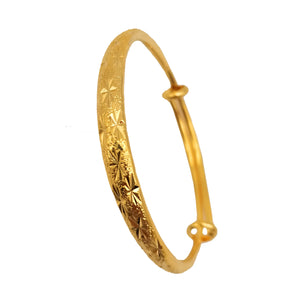 Gold-plated Gypsophila Bracelet with Vietnamese Sand