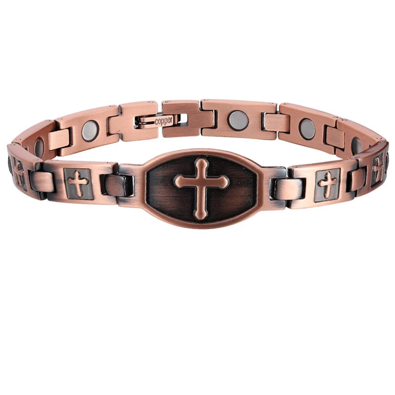 Copper Magnetic Bracelet Ultra Strength 3500 Gauss Magnet Jewelry