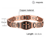 Copper Magnetic Bracelet Ultra Strength 3500 Gauss Magnet Jewelry