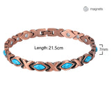 Copper Magnetic Bracelet with 3500 Gauss for Women