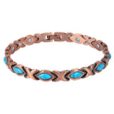 Copper Magnetic Bracelet with 3500 Gauss for Women
