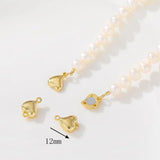 Copper Magnetic Clasps Heart Star Magnet Buckle 2pcs
