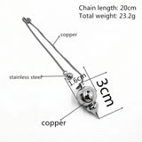 Copper Dowsing Pendulum for Reiki Healing Divination Spiritual Wicca Men Amulet