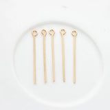 Copper Metal Needle Eye Pin Ball Head Pin 50pcs/lot DIY Jewellery Making