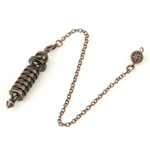Copper Metal Pendulum for Dowsing Divination Energy Work
