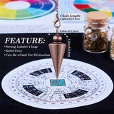 Copper Metal Pendulum for Dowsing Divination Energy Work