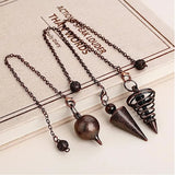 Copper Metal Pendulum for Dowsing Divination Energy Work