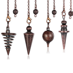 Copper Metal Pendulum for Dowsing Divination Energy Work