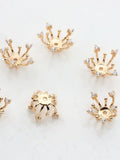 Copper Plated Flowers Beads Caps Findings Bulk End Spacer Charms Bead Cap