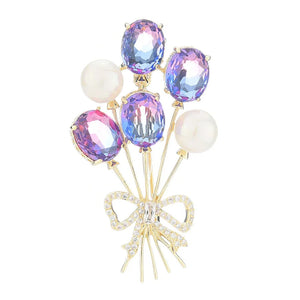 Copper Micro Inlaid Zircon Clothing Jewelry Accessories Brooch Buckle Pin