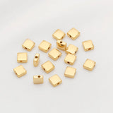 Copper Mini Square Beads for Bracelet&Necklace Making 10pcs/lot