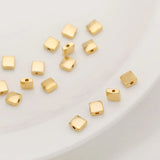 Copper Mini Square Beads for Bracelet&Necklace Making 10pcs/lot