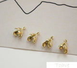 Copper Parts Flower Cap Base Support DIY Pearl Pendant Material