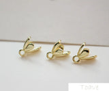 Copper Parts Flower Cap Base Support DIY Pearl Pendant Material