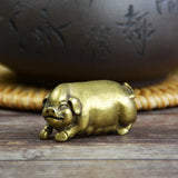 Copper Pig Miniature Brass Desktop Tea Pet Decor Home Decor Crafts