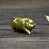 Copper Pig Miniature Brass Desktop Tea Pet Decor Home Decor Crafts