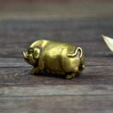Copper Pig Miniature Brass Desktop Tea Pet Decor Home Decor Crafts