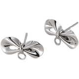Copper Plated Bow Tie Earrings DIY Jewelry Accessories