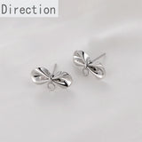 Copper Plated Bow Tie Earrings DIY Jewelry Accessories