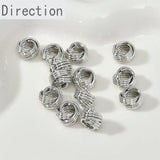Copper Plated 14k Twist Circle Pendant Spacer Accessories Diy Jewelry