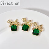 Copper Plated 14k Real Preservation Christmas Series Bow Pendant