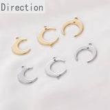 Copper Plated 14k Moon Pendant Jewelry Material