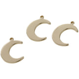 Copper Plated 14k Moon Pendant Jewelry Material
