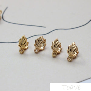 Copper Plated 18K Leaves Bracelets Necklaces