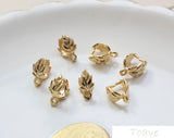 Copper Plated 18K Leaves Bracelets Necklaces