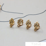 Copper Plated 18K Leaves Bracelets Necklaces