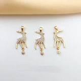Copper Plated 18K Real Fantasy Fairy Elk Star Jewelry DIY Kit